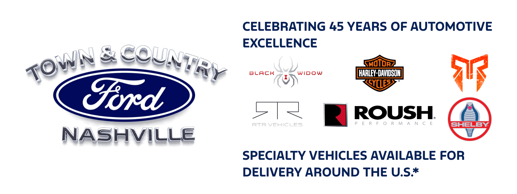 Town & Country Ford Nashville Celebrates 45 Years of Serving Middle Tennessee