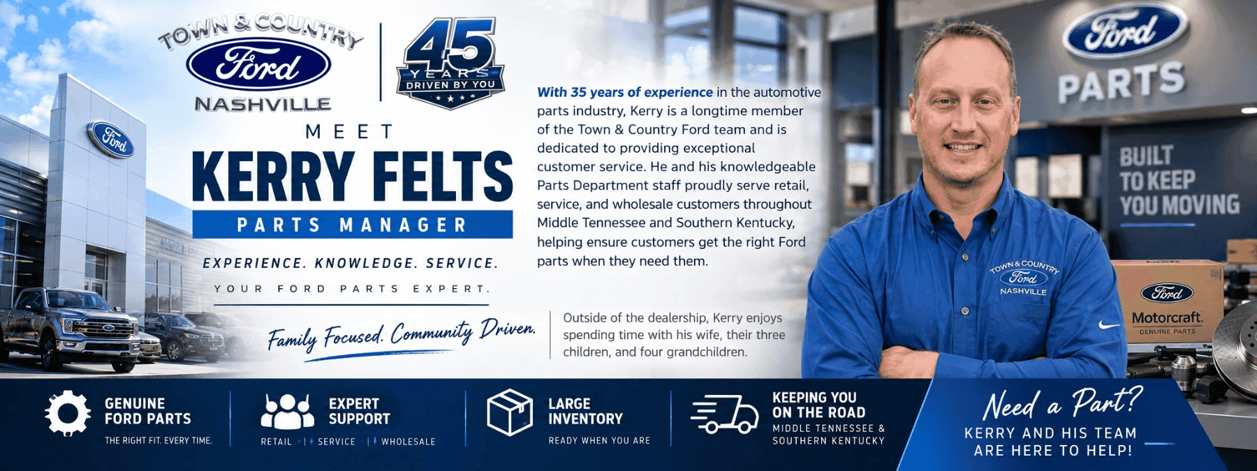 Town & Country Ford of Nashville Parts Department