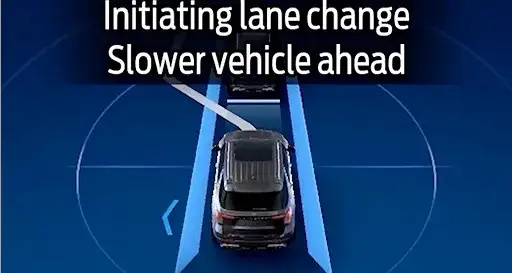 BlueCruise Automatic Lane Change