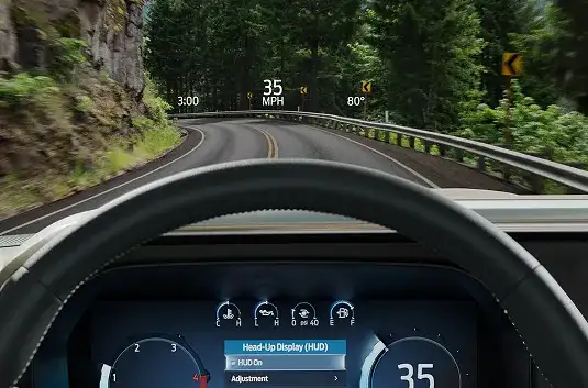 Digital Information cluster display