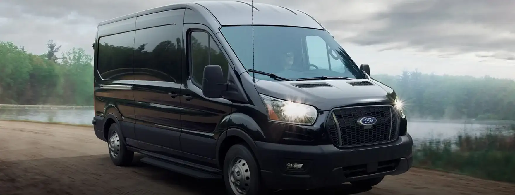 2026 Ford Transit on the road
