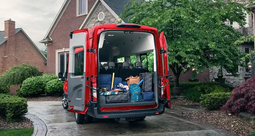 2026 Ford Transit cargo storage