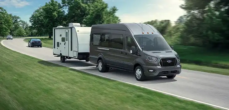 2026 Ford Transit towing and hauling