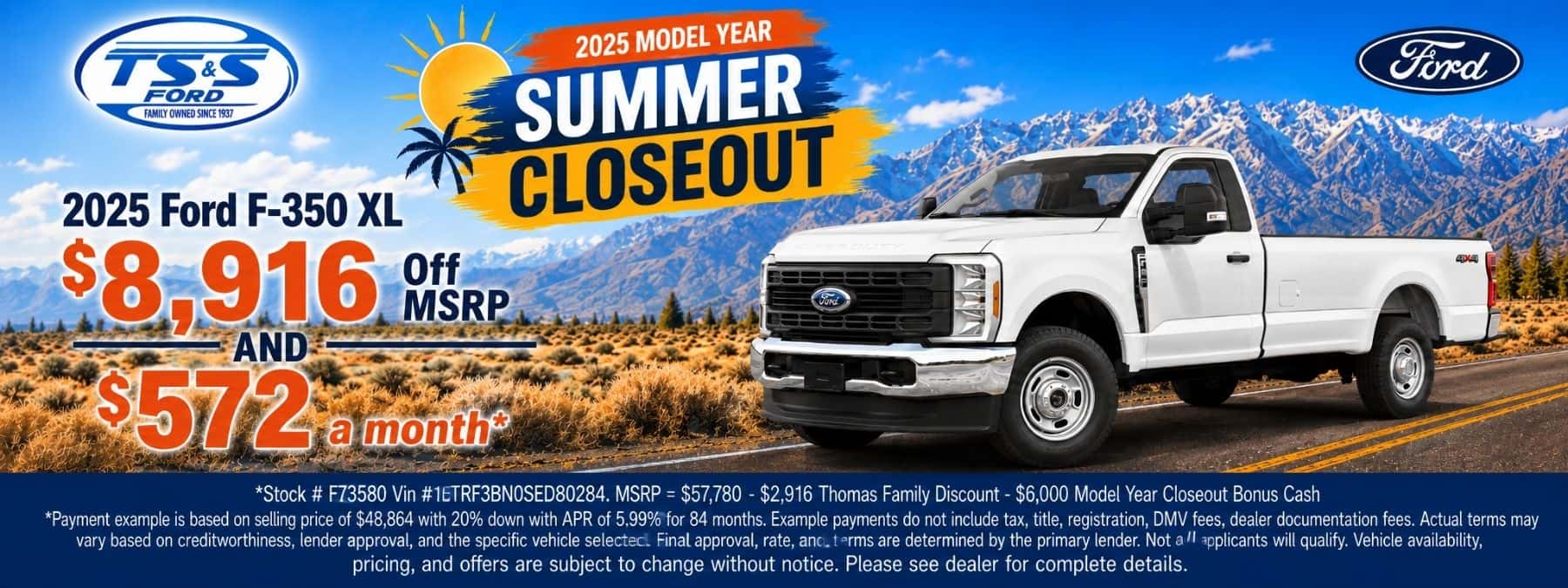 2025 F-350 XL Retail
