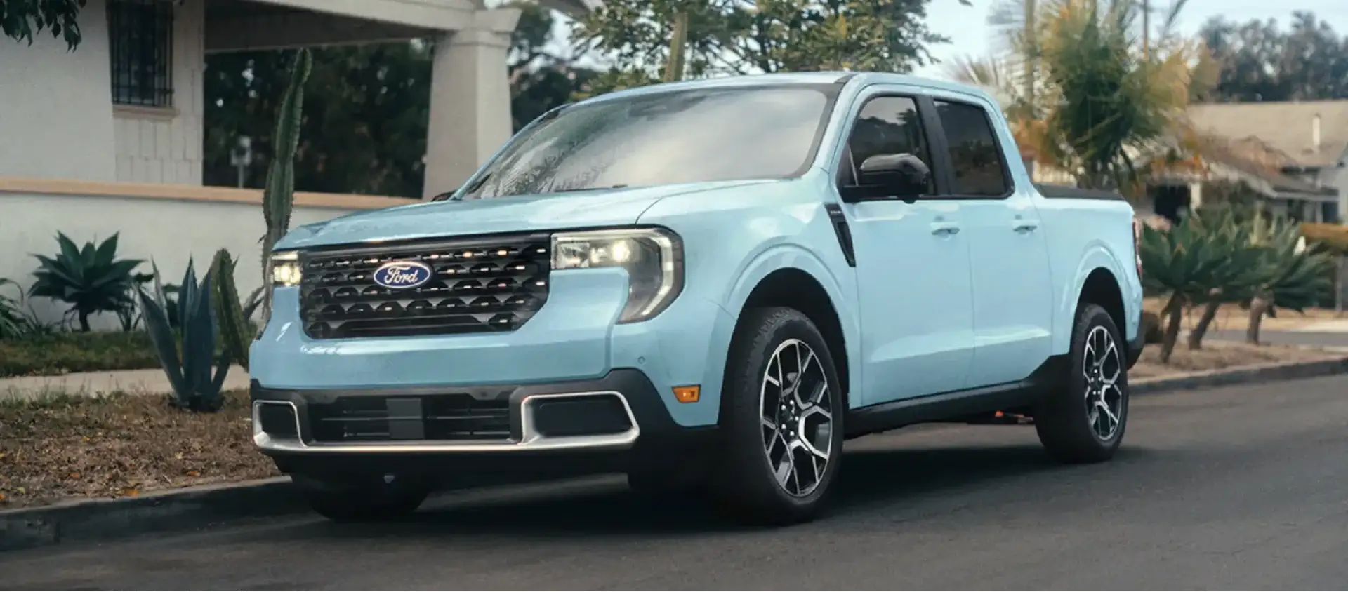 The 2026 Ford Maverick in Light Blue