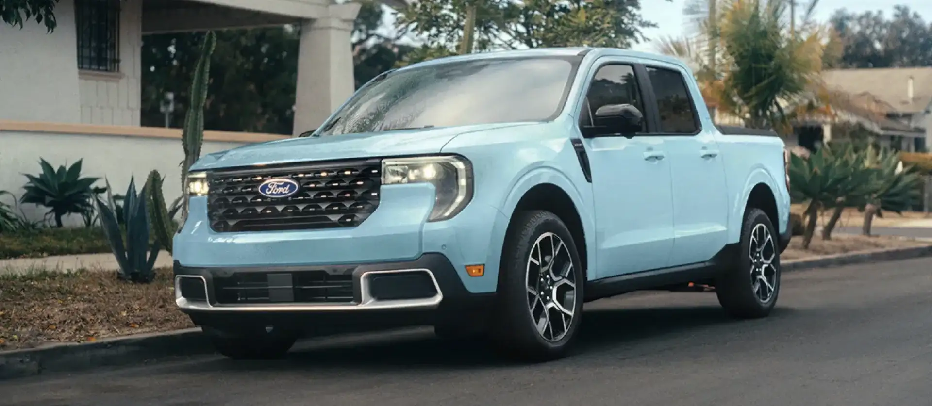 The 2026 Ford Maverick in Light Blue