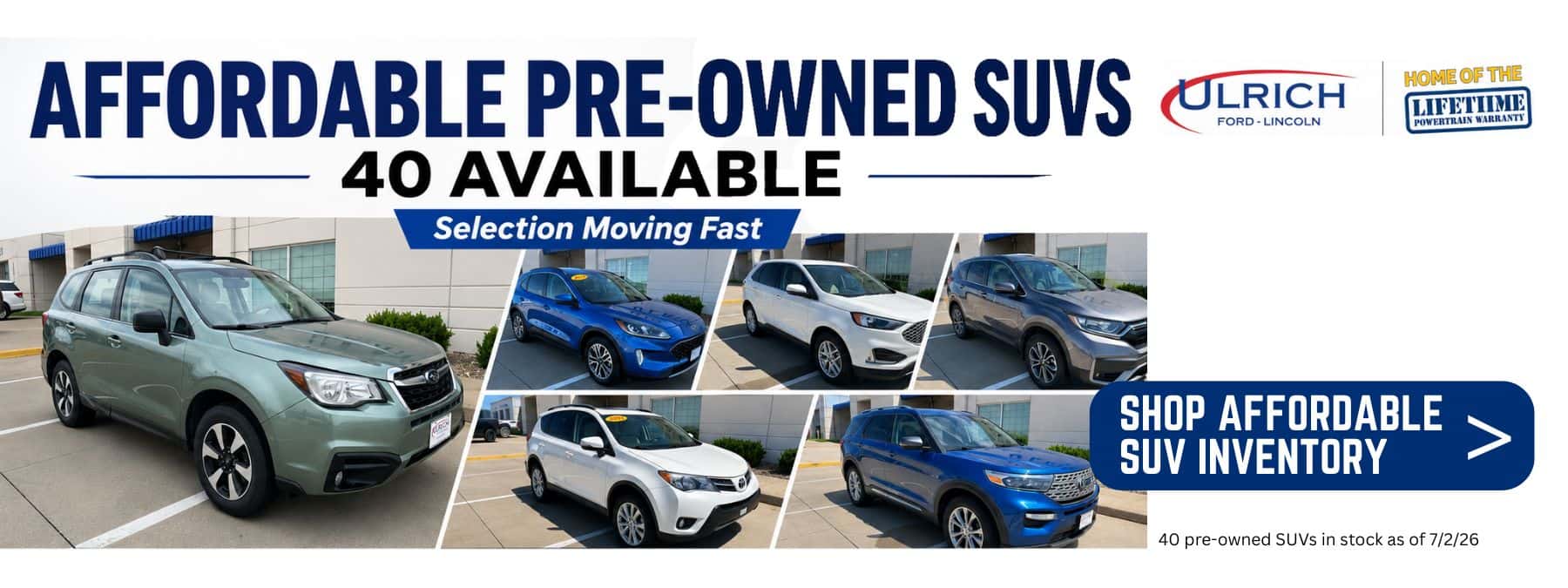Affordable Pre-Owned SUVs