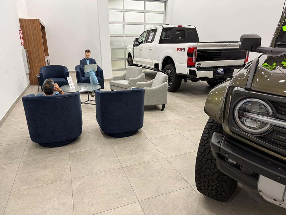 Ford Service Waiting Area
