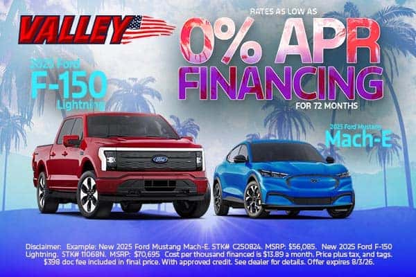2025 F-150 Lightning or 2025 Mustang Mach-E Financing