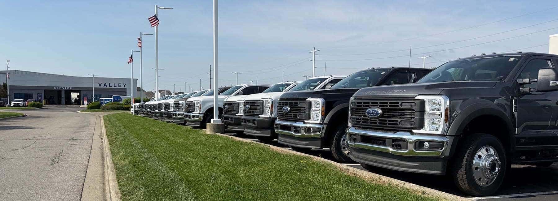 New Ford Super Duty models at Valley Ford of Columbus
