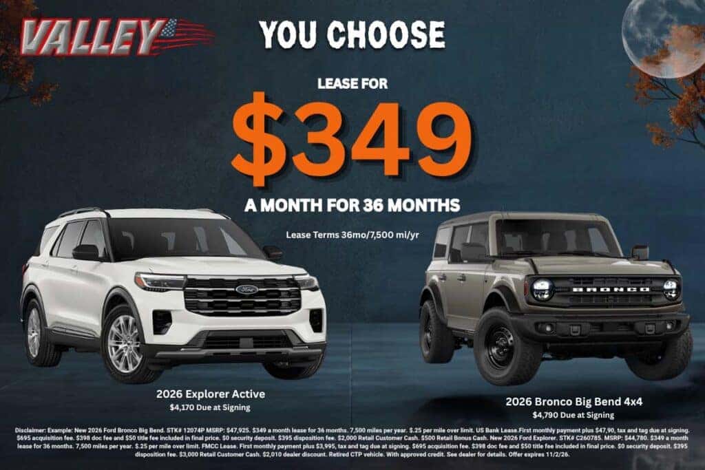 You Choose Bronco or Explorer 