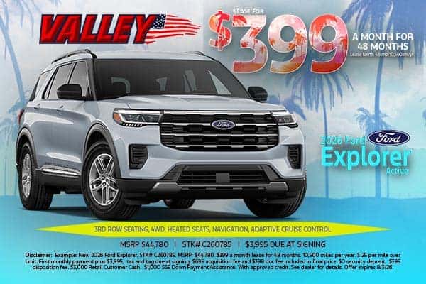 2026 Ford Explorer Lease