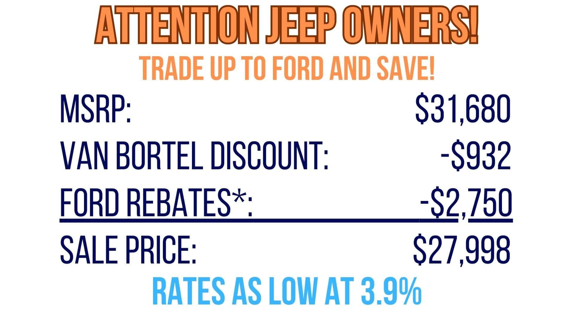Current New Ford Specials Offers Van Bortel Ford