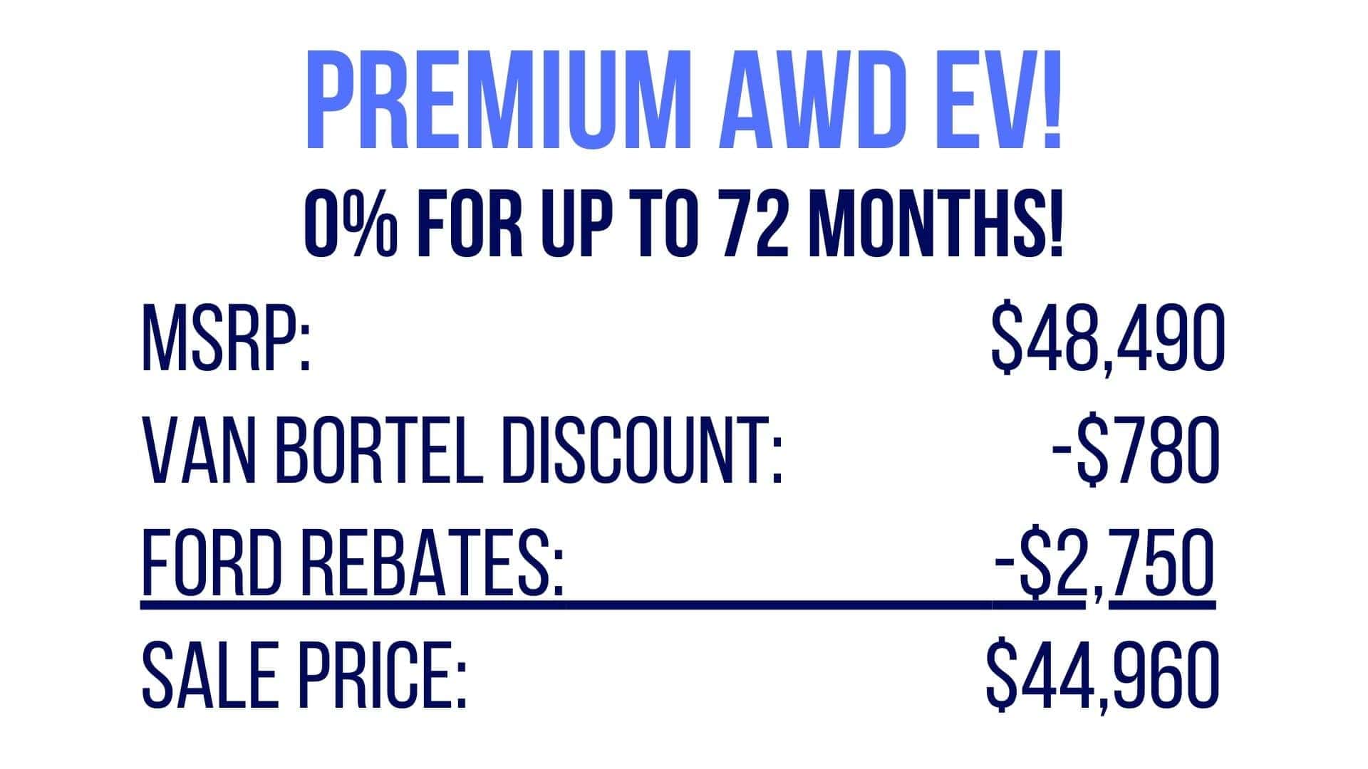 EV Specials Van Bortel Ford