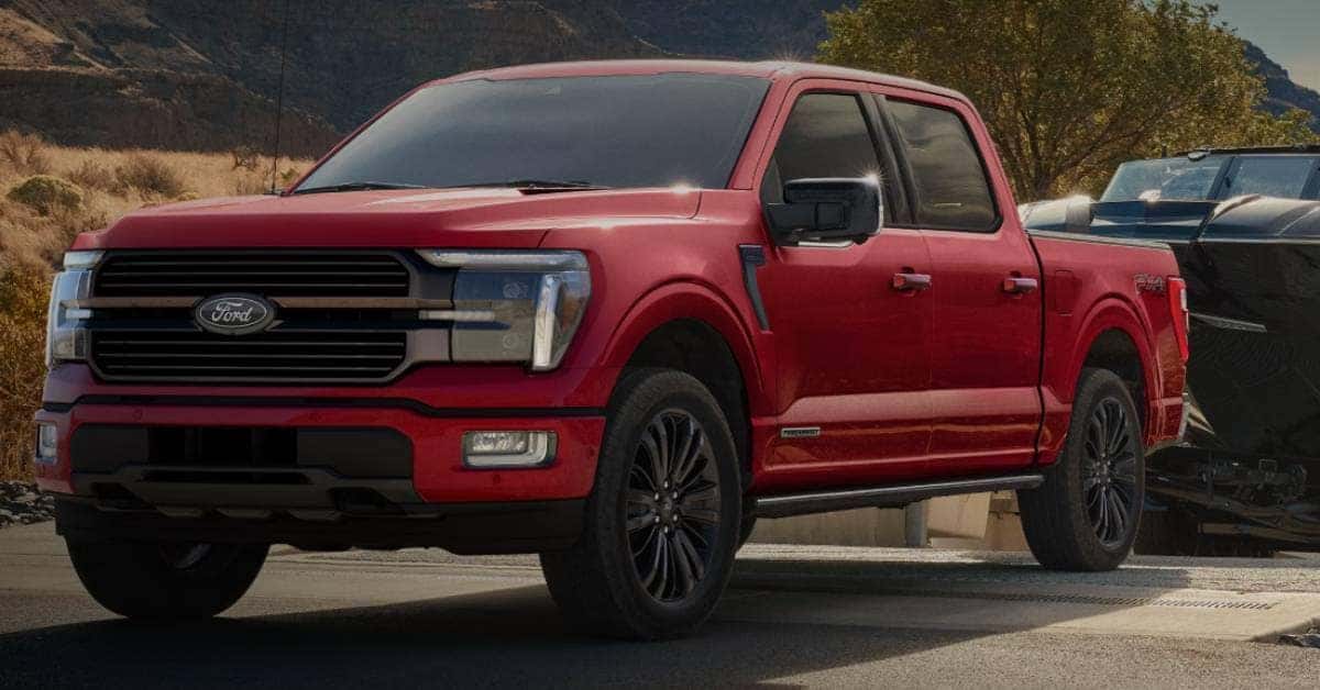Ford F-150 Pulling a Boat Trailer