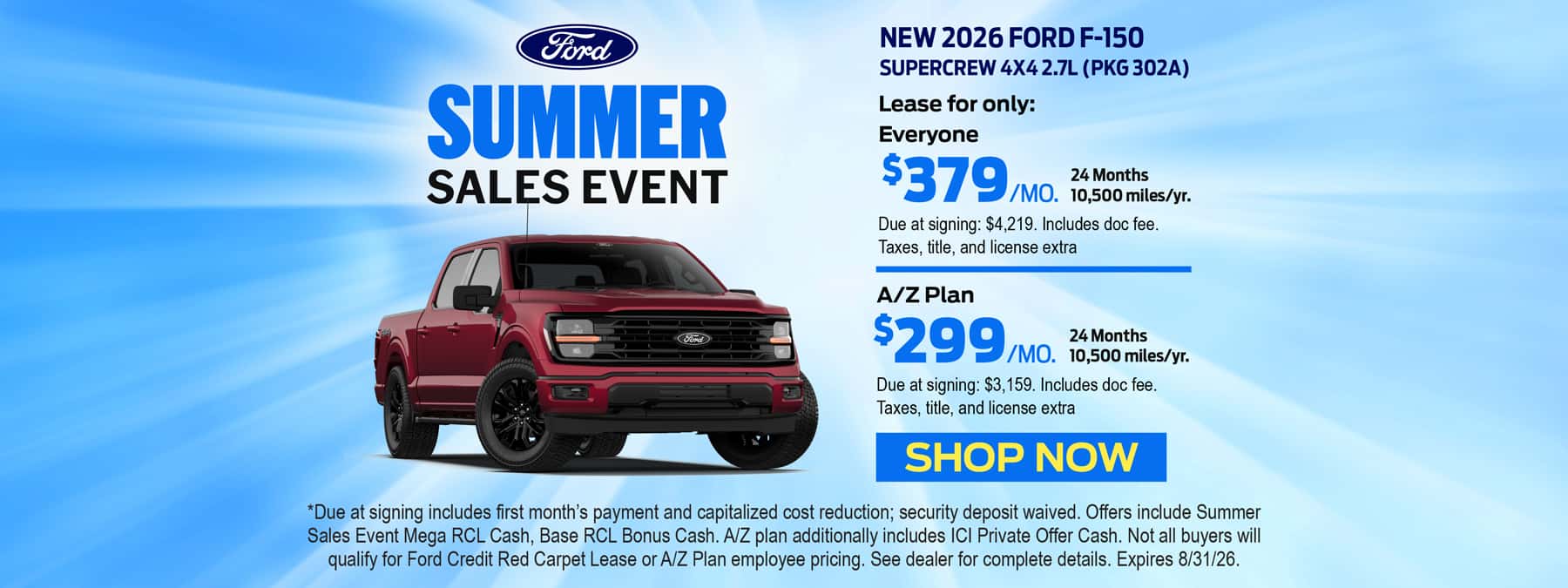NEW 2026 FORD F-150