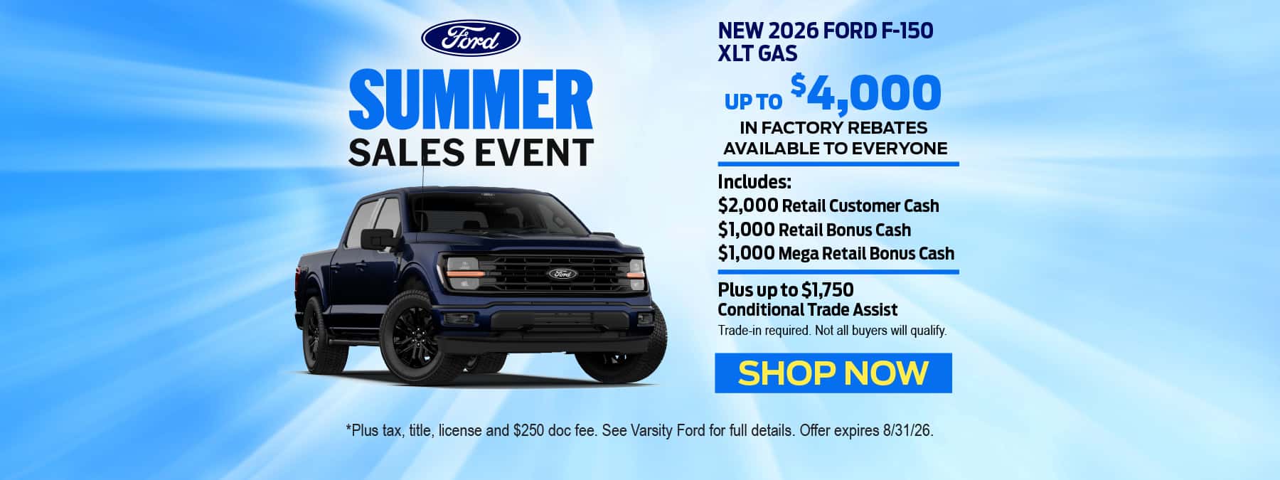 NEW 2026 FORD F-150 XLT GAS