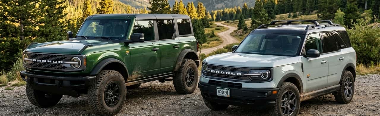 Bronco vs Bronco Sport