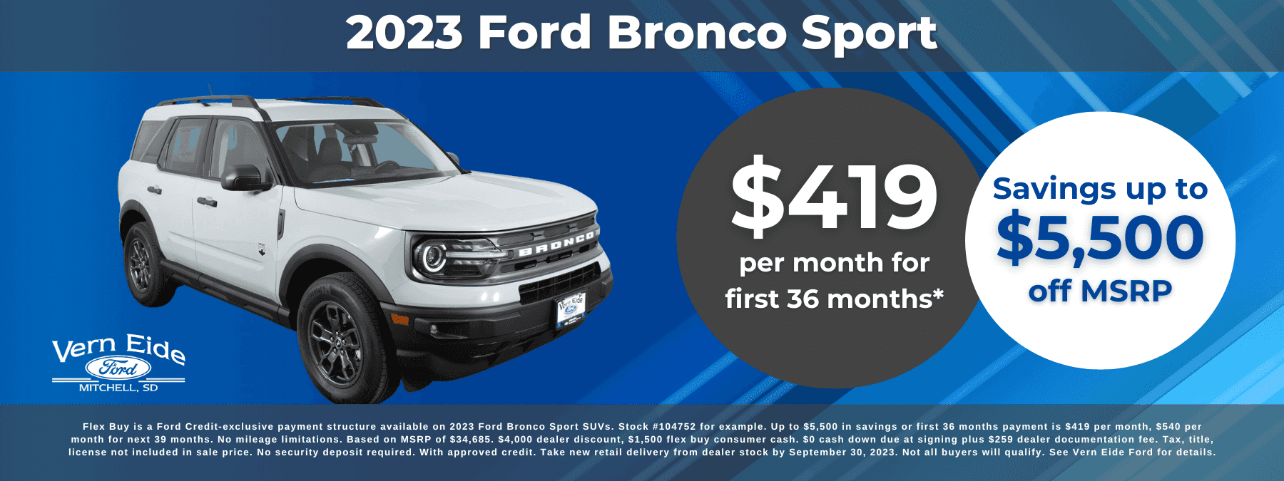 2023 Ford Bronco Sport &#8211; Slider Desktop