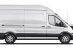 White ford transit