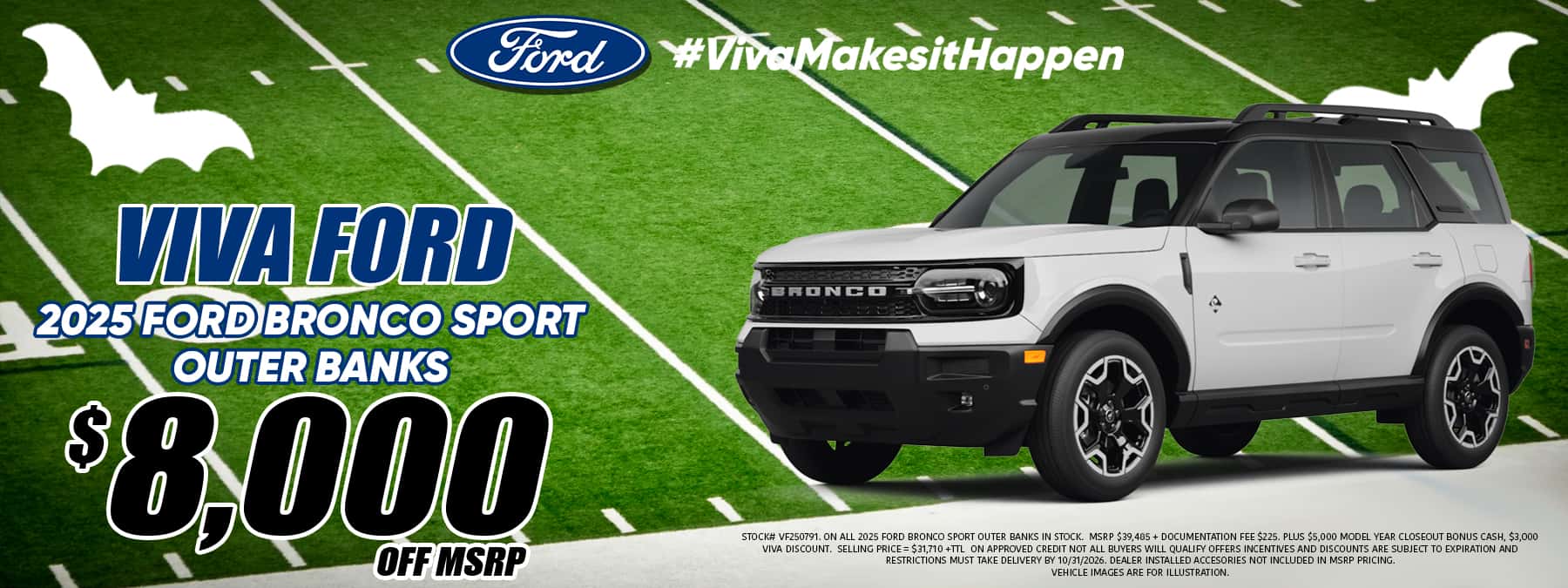 Viva Ford October 2026 Bronco Sport Special