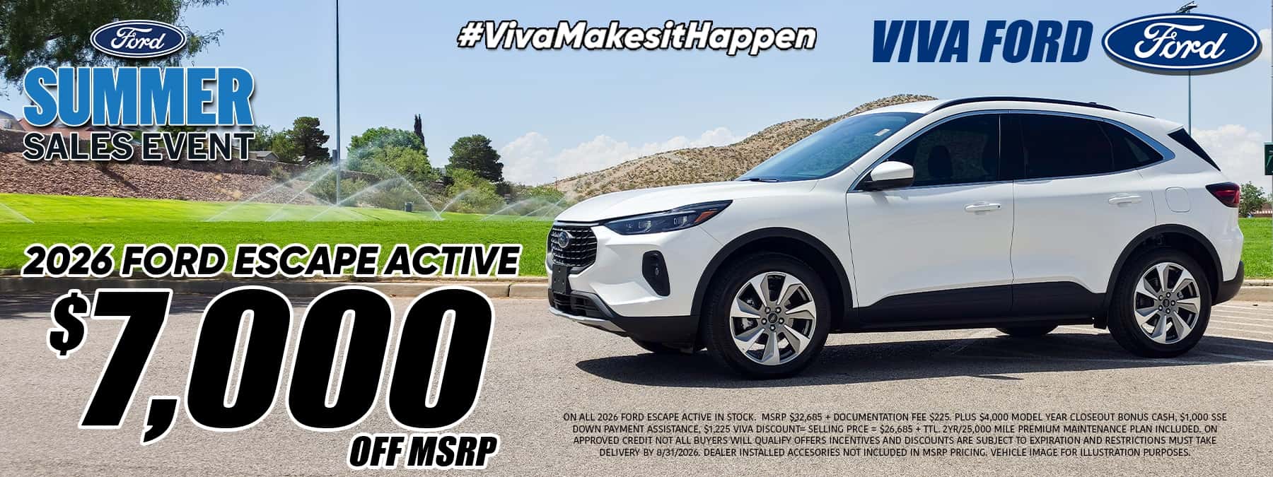 Viva Ford August 2026 Escape Special