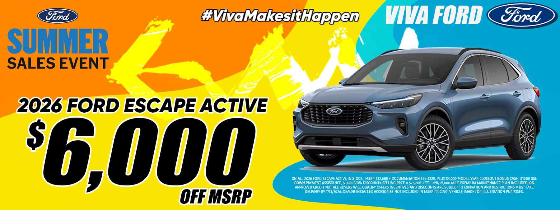 Viva Ford July 2026 Escape Special