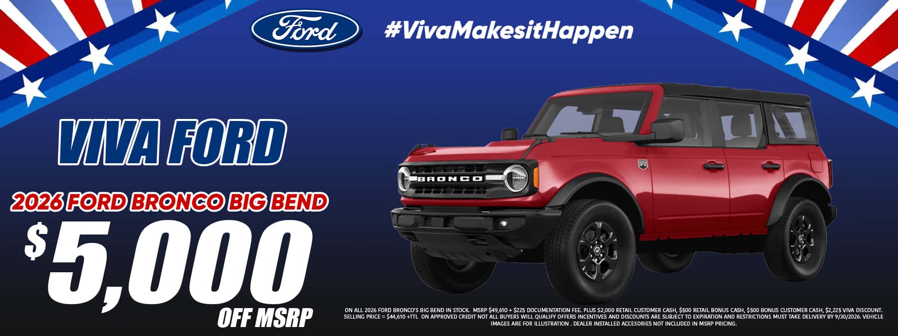 Viva Ford September 2026 Bronco Special