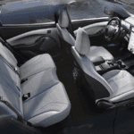 Front and back seats in the 2023 Ford Mustang Mach-E