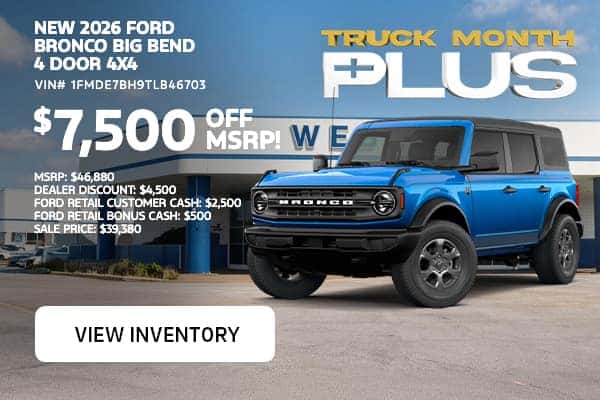 '26 New Ford Bronco Offer