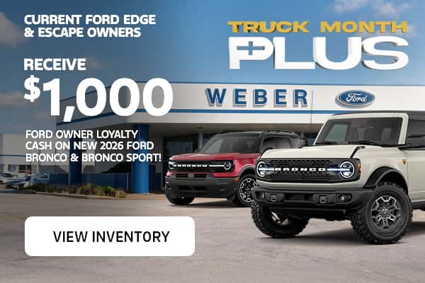 Ford Edge and Escape Owners offer