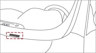 Drawing of a car dashboard