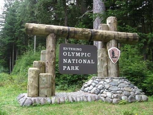 Olympic National Park Sign