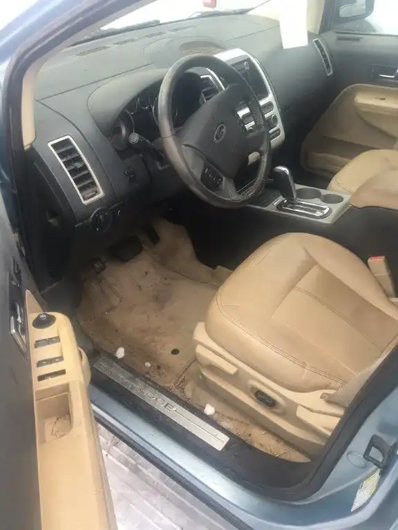 The inside of a car