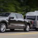 Ford Super Duty hauling an Airstream trailer