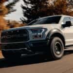 Silver F-150 Raptor