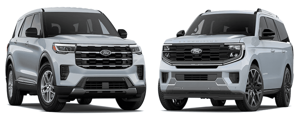 Ford Explorer vs Ford Expedition Side by Side