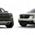 Ford Ranger and the Ford Maverick side by side