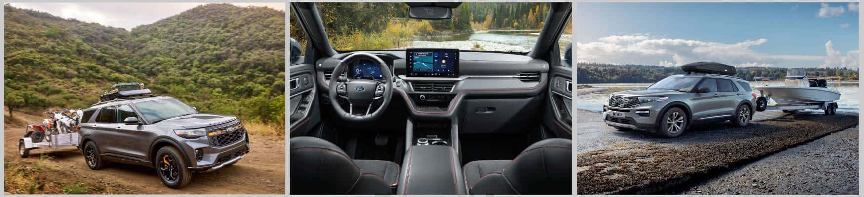 Exterior and interior of the 2026 Ford Explorer