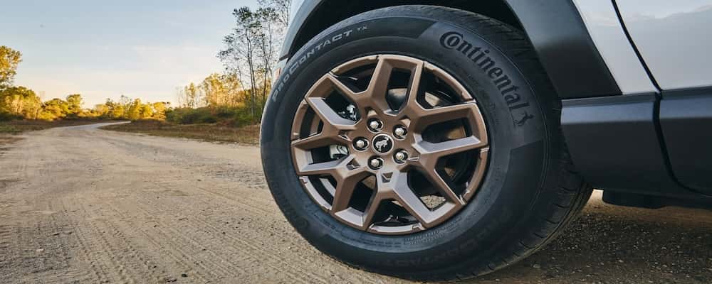 Tire on a 2026 Bronco Sport with Bronze Package