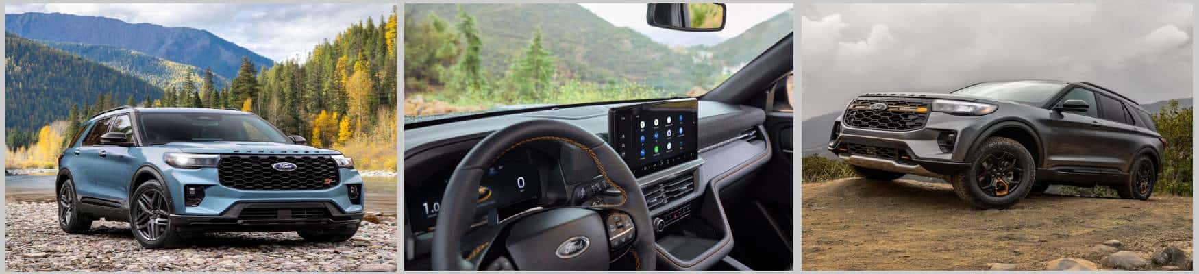 Exterior and interior of the Ford Explorer