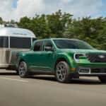 2026 Ford Maverick towing a trailer