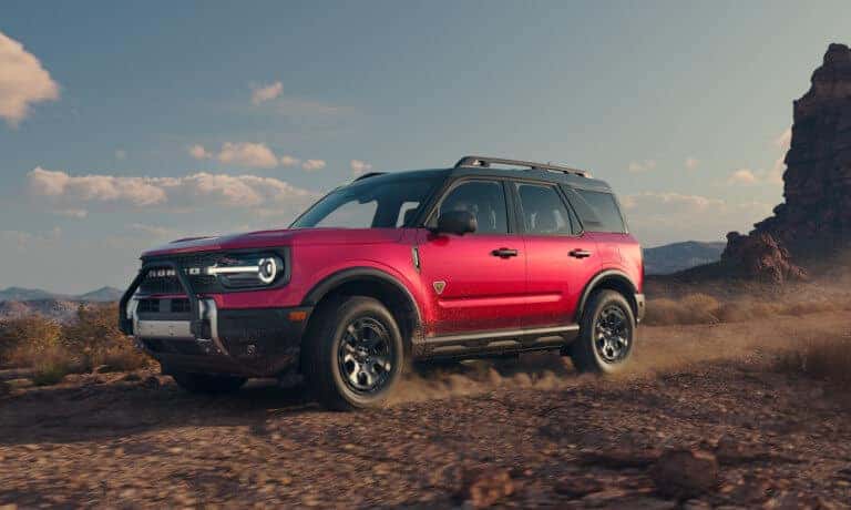 2025 Ford Bronco Sport Exterior Driving In Desert