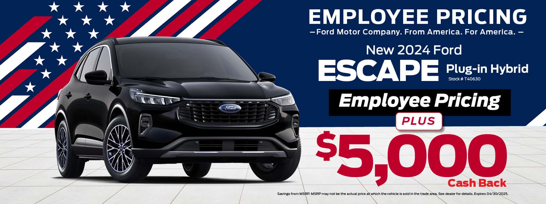 2024 Ford Escape Plug-In Hybrid Offer | Westfield Ford