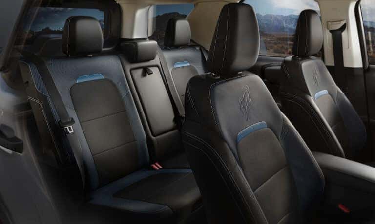 2025 Ford Bronco Interior Seating Front Angle View