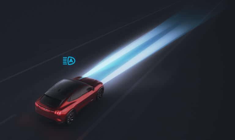 2025 Ford Mustang Mach-E Exterior High Beams Graphic