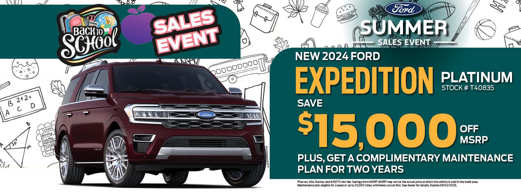 New 2024 Ford Expedition Platinum | Westfield Ford