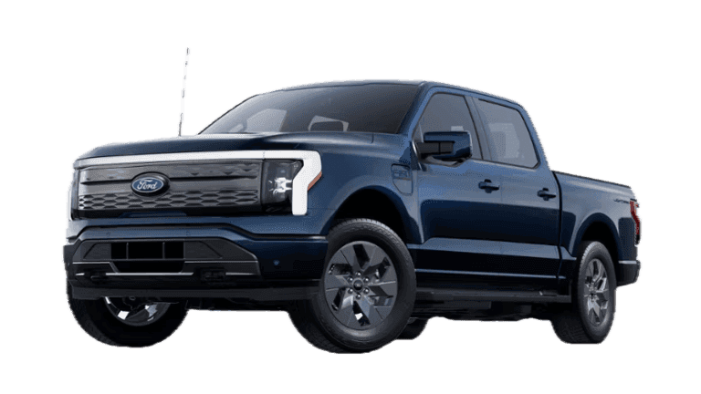 2025 Ford F-150 Lightning Lariat Exterior - Antimatter Blue Metallic