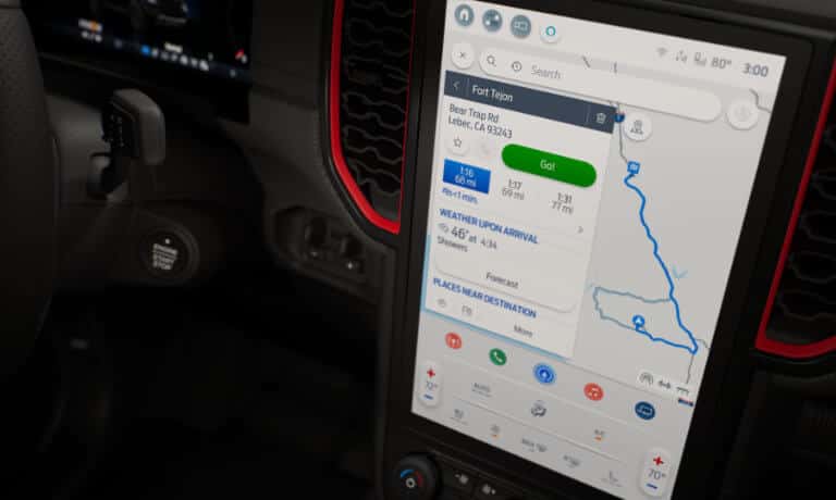 2025 Ford Ranger Interior Infotainment Screen