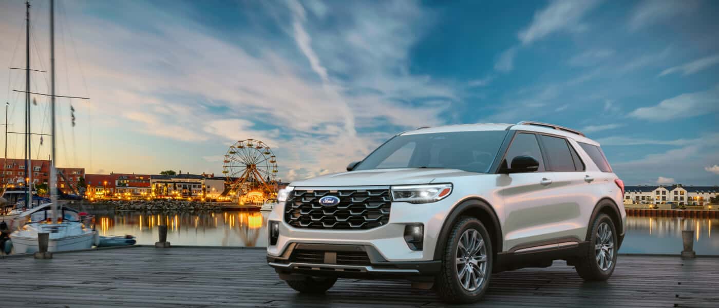2026 Ford Explorer Exterior Parked On Dock